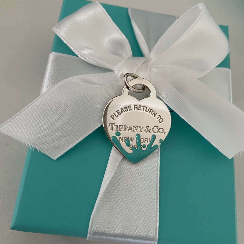 Tiffany & Co‎ large blue splash pendant